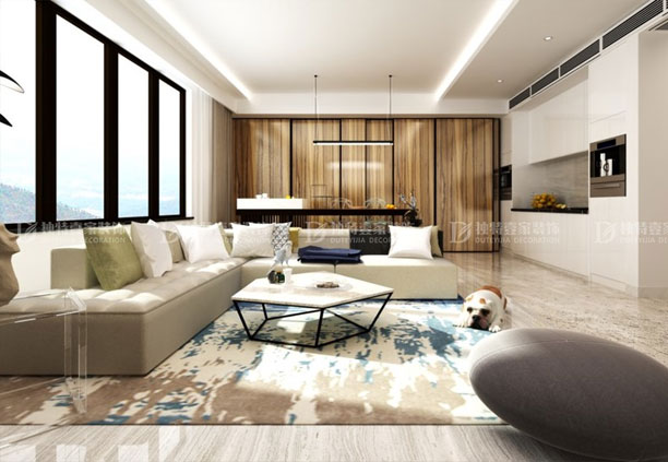 太原華潤幸福里145平現(xiàn)代簡約風(fēng)格三居室裝修效果圖