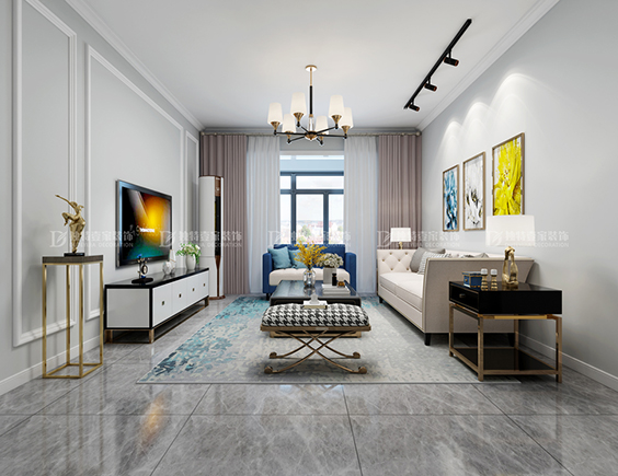 常青藤135平現(xiàn)代簡約風(fēng)格三居室裝修效果圖